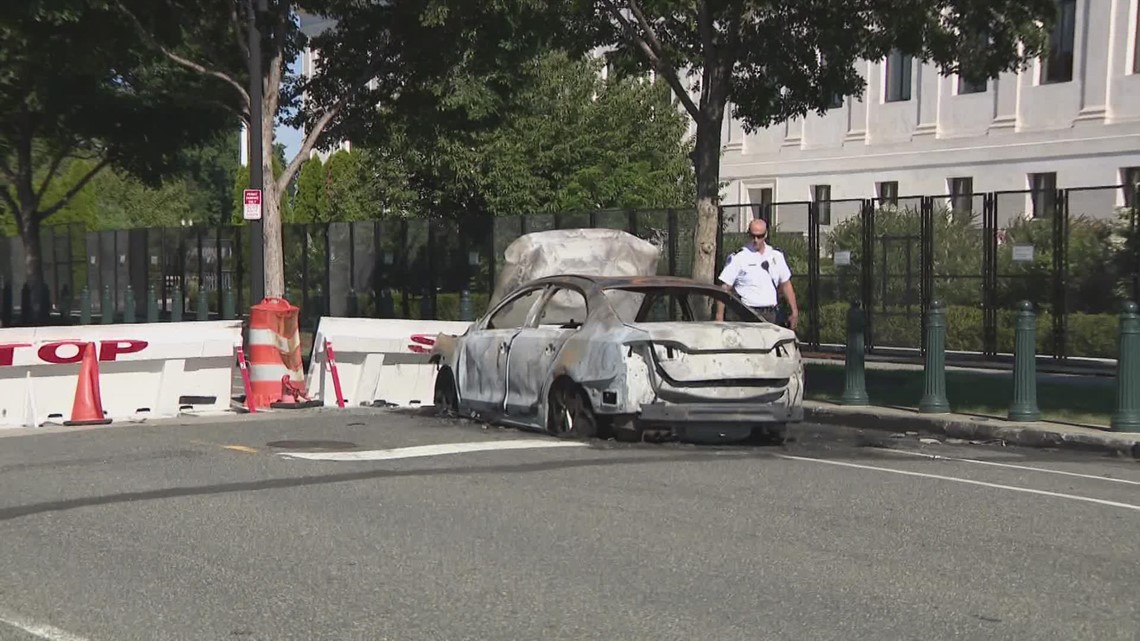 Man rams car into security barricade outside U.S. Capitol, kills himself