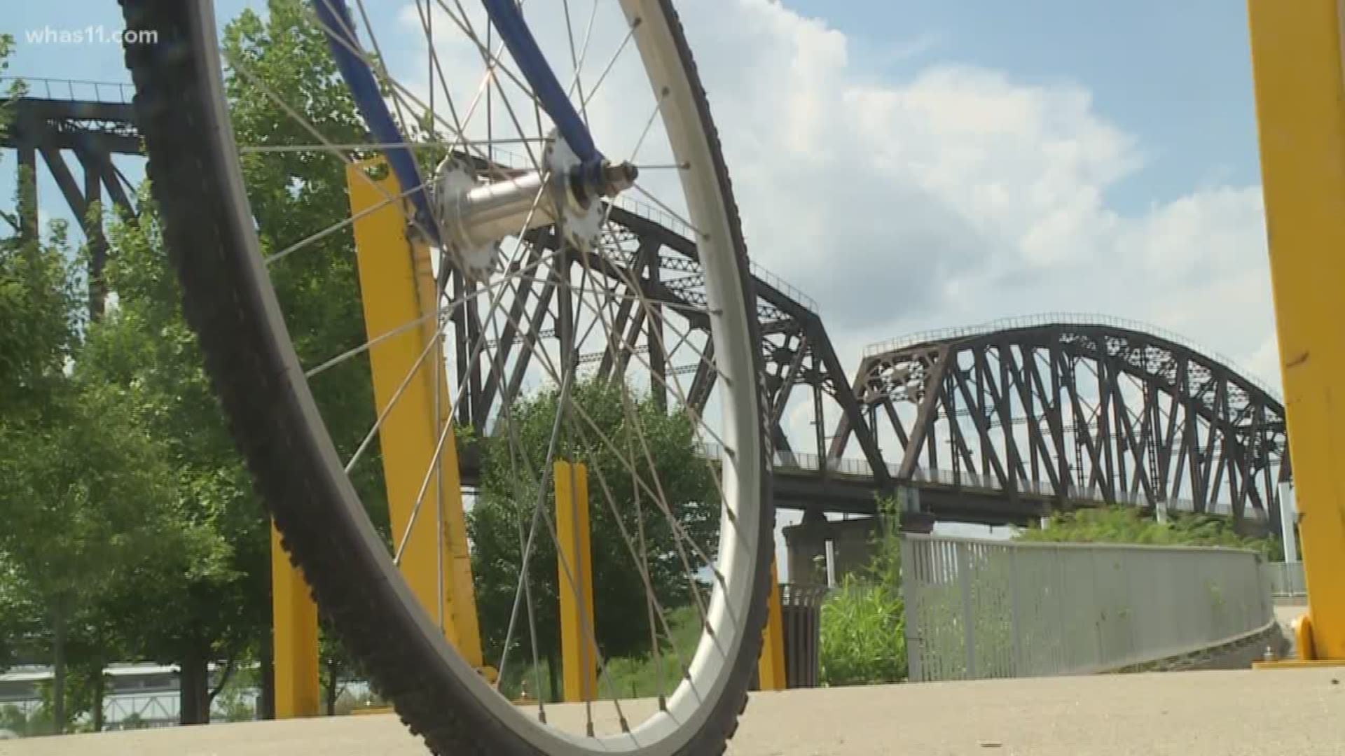 biking to the beat with Louisville public art