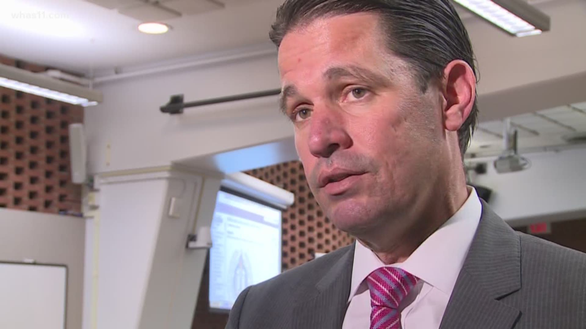 Jefferson County Public Schools Superintendent Marty Pollio makes his first comments in face of a state takeover.
