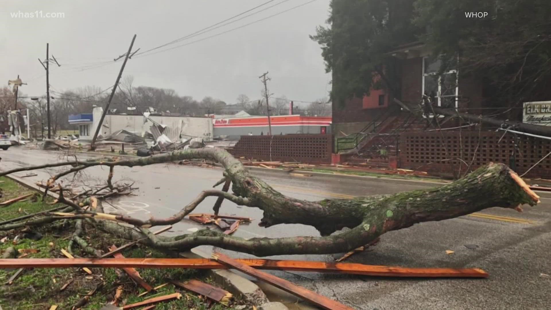 Gov. Beshear declares state of emergency as severe weather moved