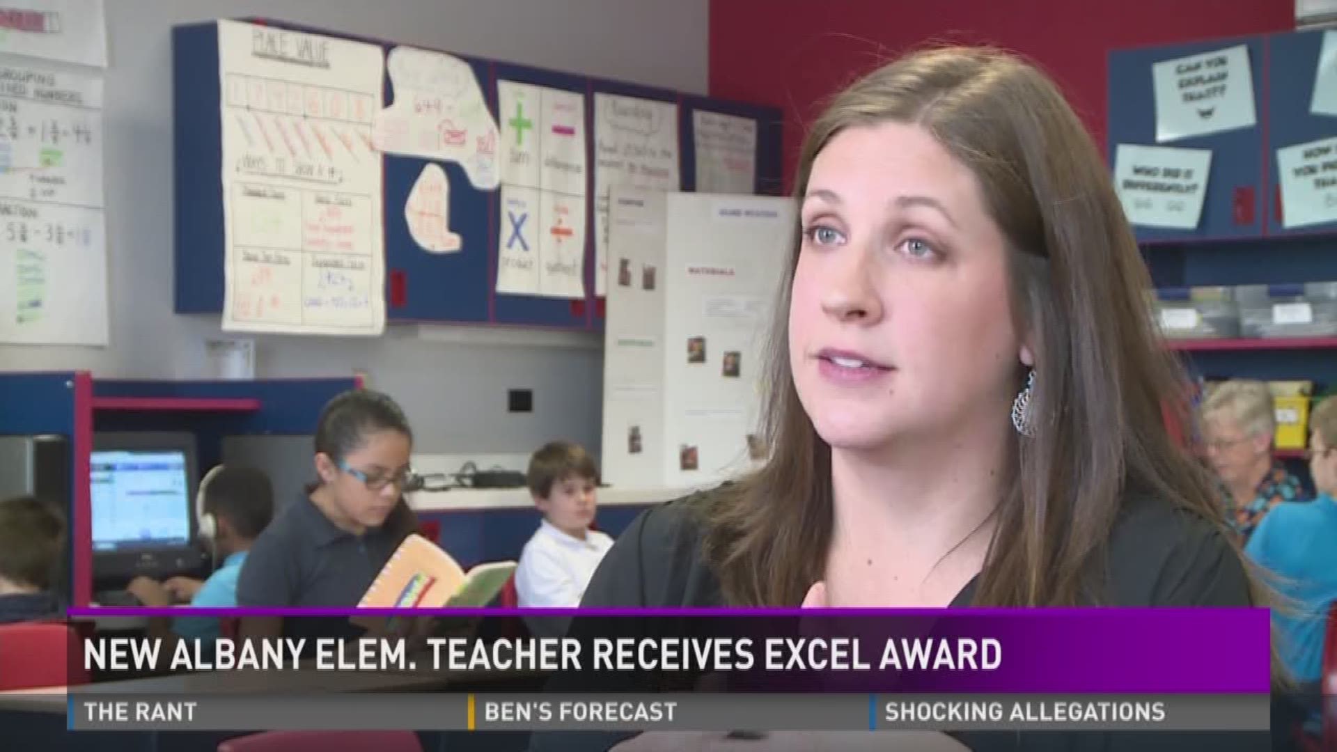 Elementary school teacher from New Albany wins ExCel award