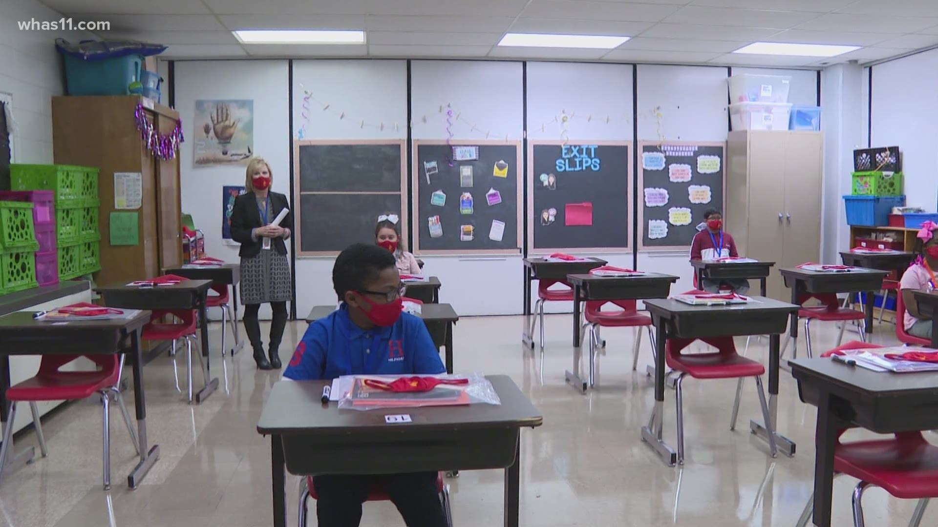 JCPS Superintendent Dr. Marty Pollio proposed a plan for reopening, in which kids would start going back to school the third week in March.