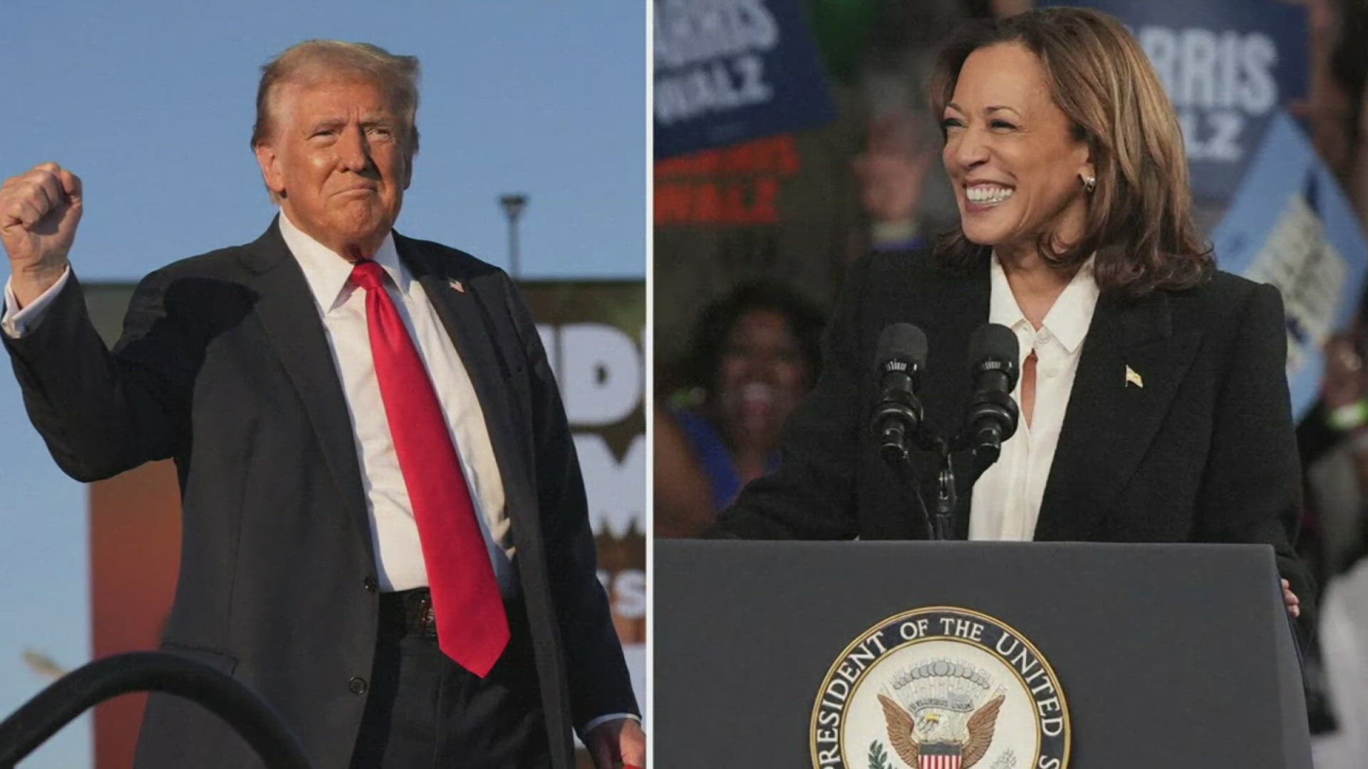 With four days left until Election Day, Kamala Harris and Donald Trump are trying to mobilize voters in the West.