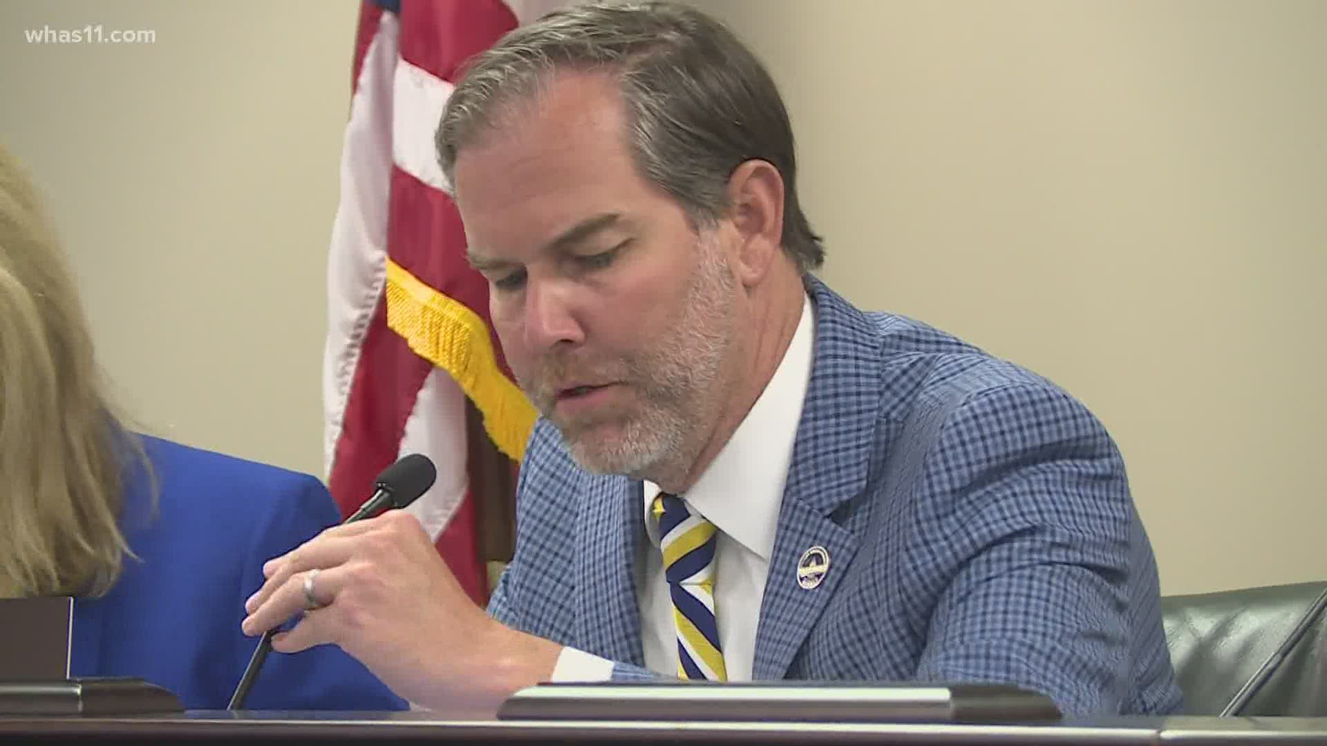 State Sen. Max Wise was not wearing a mask when he led a committee meeting just one week before announcing his positive COVID-19 test.