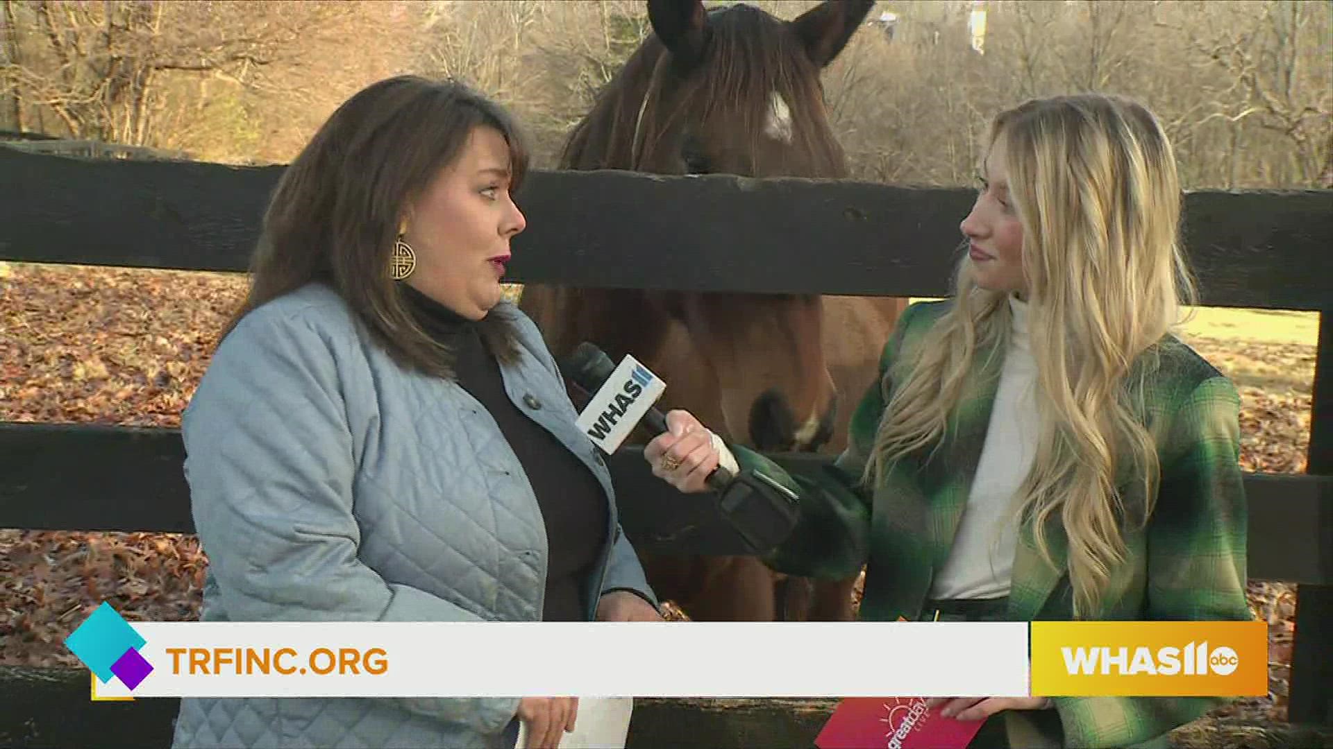 Thoroughbred Retirement Foundation celebrates Holiday Open House at Chestnut Hall.