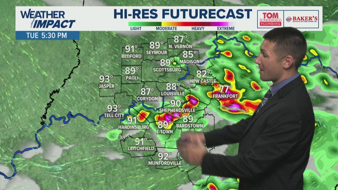 Sunny today, storms tomorrow in Kentucky, Indiana | July 20, 2026 6 a.m ...