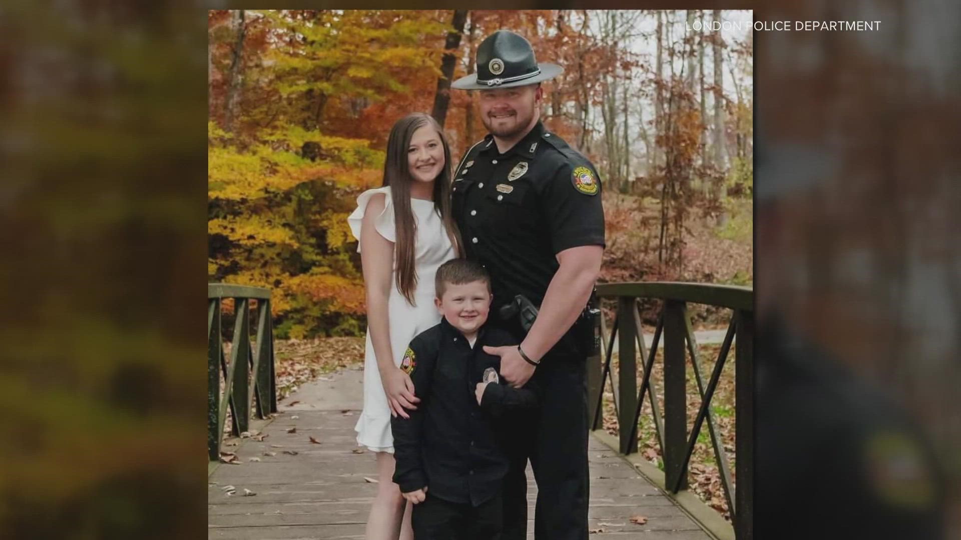 Officer Logan Medlock was on duty early Sunday morning when his cruiser was t-boned by another car driven by 36-year-old Casey Byrd.