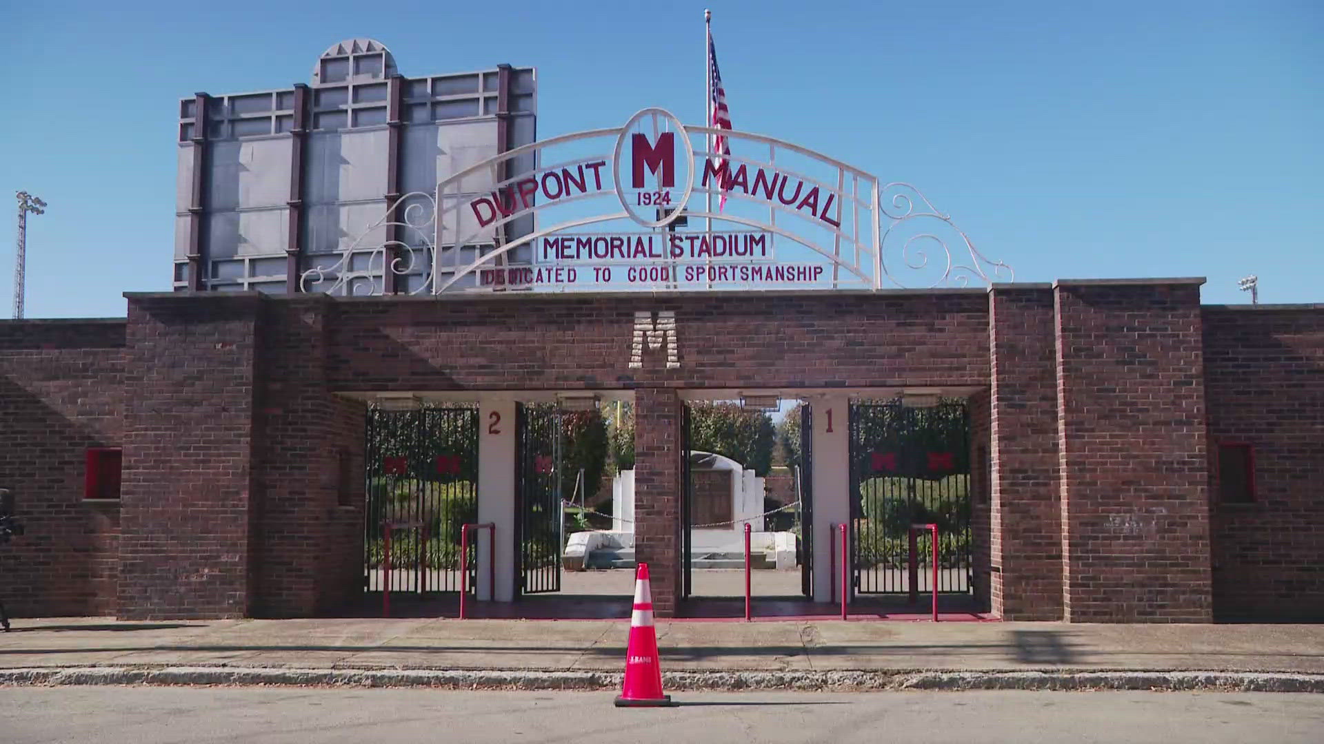 100 years of football games and high school memories. The Manual Gate Stadium is now officially a historical landmark.