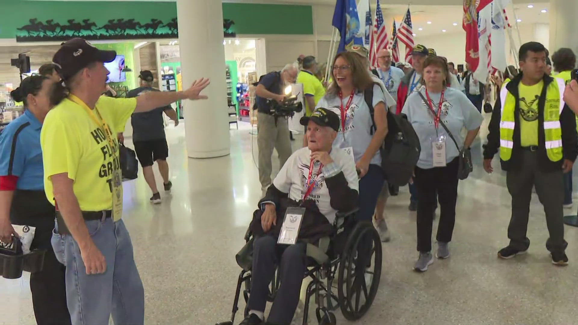 Dozens are expected to show up at Muhammad Ali International Airport on Tuesday at 9:30 p.m. to welcome these veterans back home.