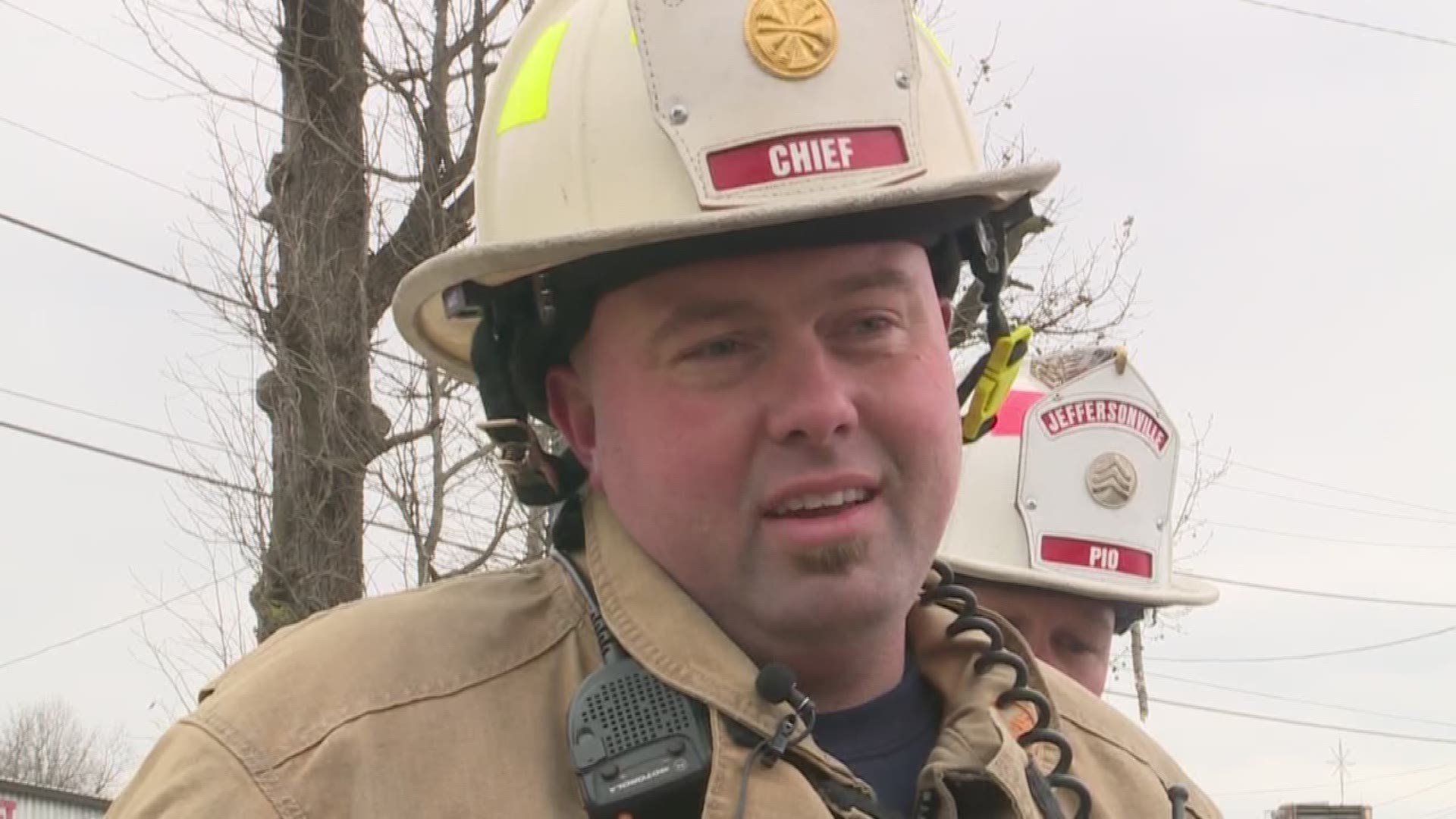 Clarksville officials investigate large fire