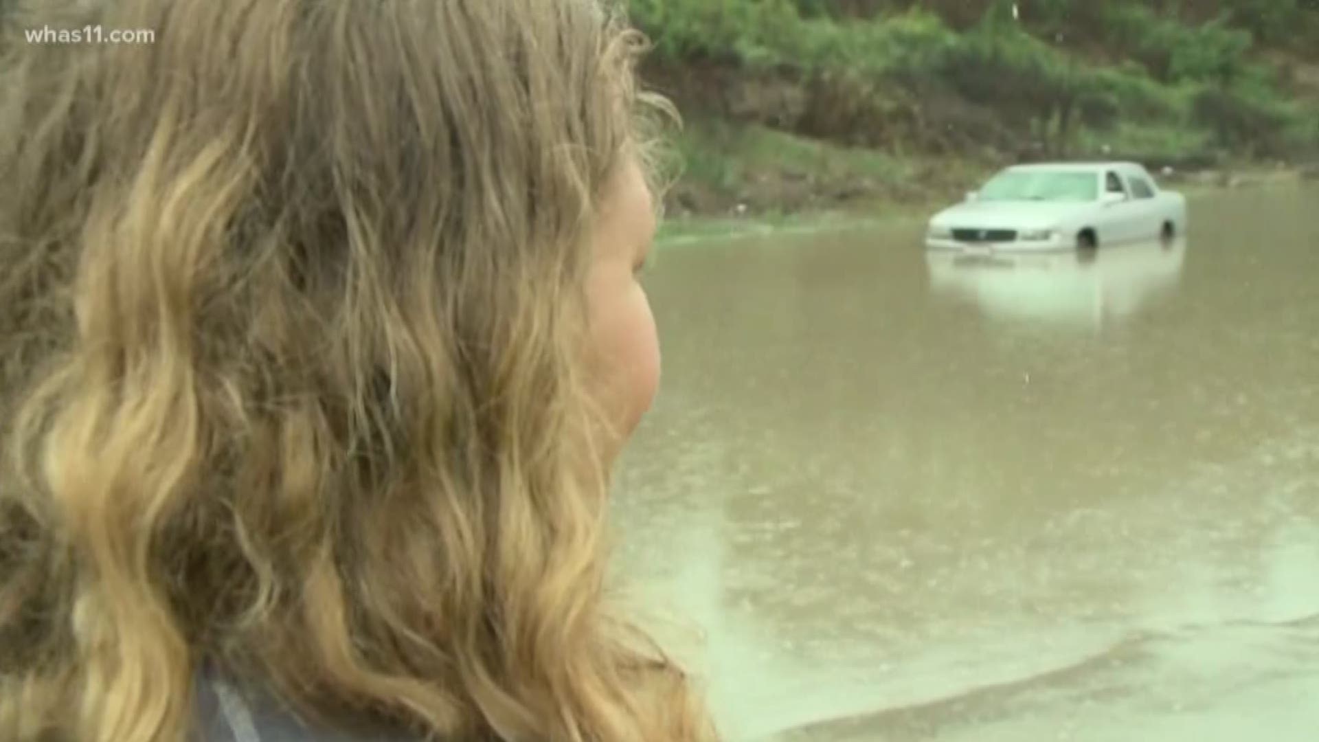 Heavy rain, rising water causes issues in Louisville