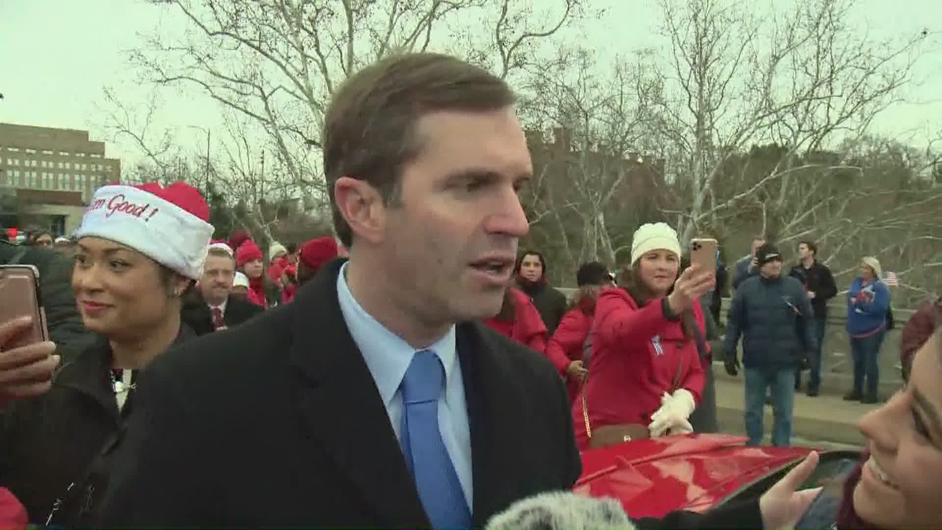 Beshear says teachers have gone "from being locked out to leading the way."