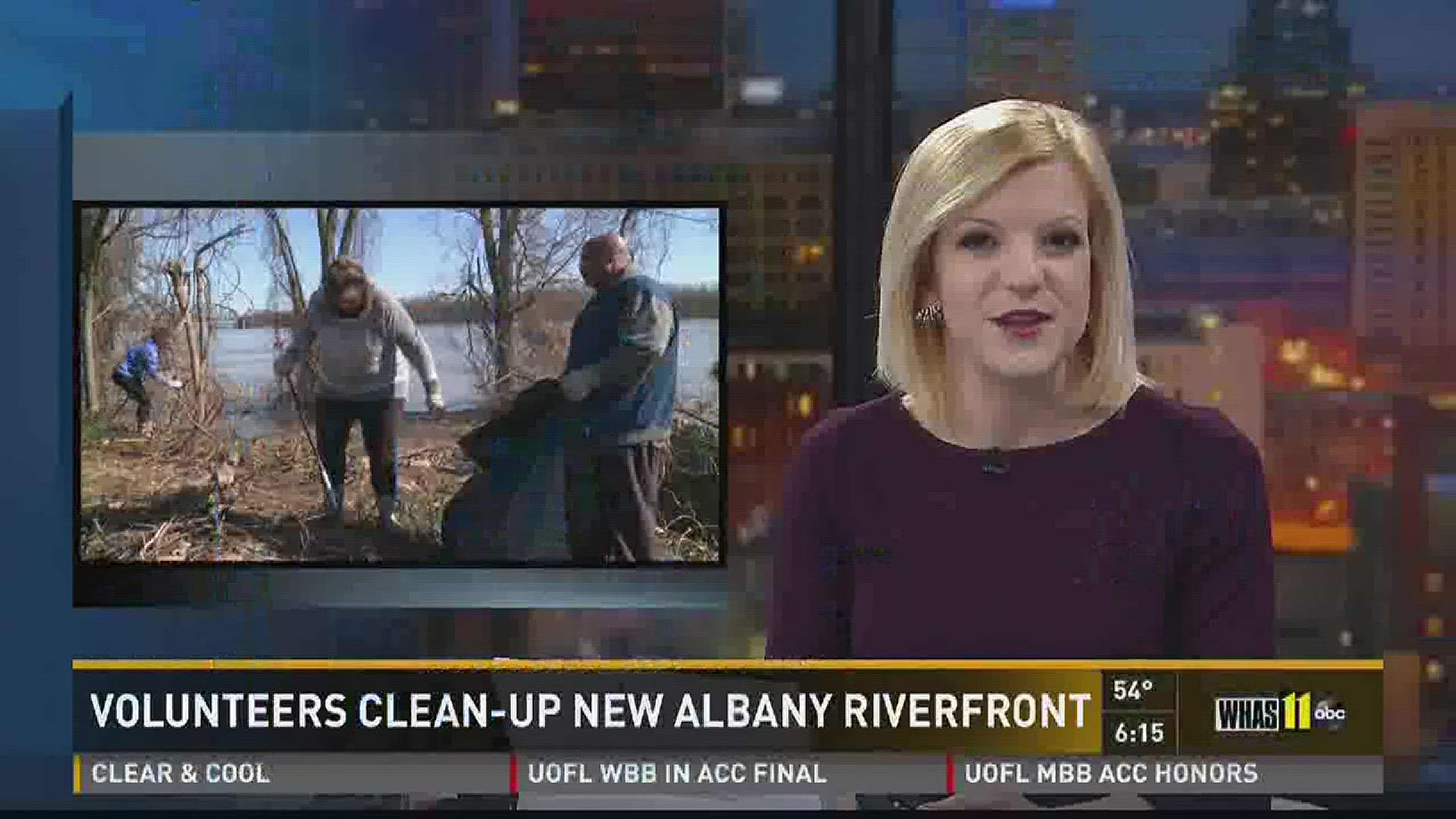 Dozens of volunteers helped with cleanup efforts at the New Albany Riverfront just a week after floodwaters filled the area.