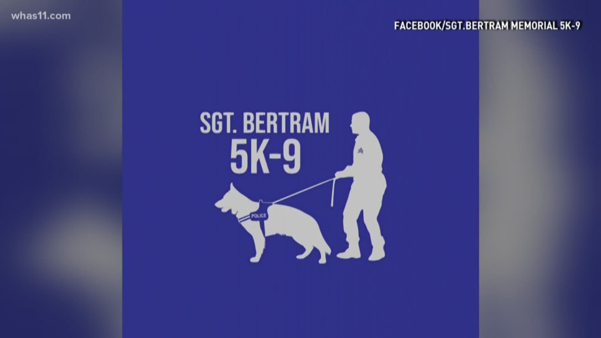 The Sergeant Bertram Memorial 5K-9 honors Sgt. Bertram and his love for dogs.