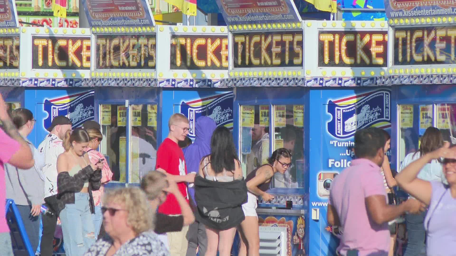Despite witnesses describing what sounded like gunshots, Kentucky State Police said there was no evidence of a shooting Saturday night at the fair.