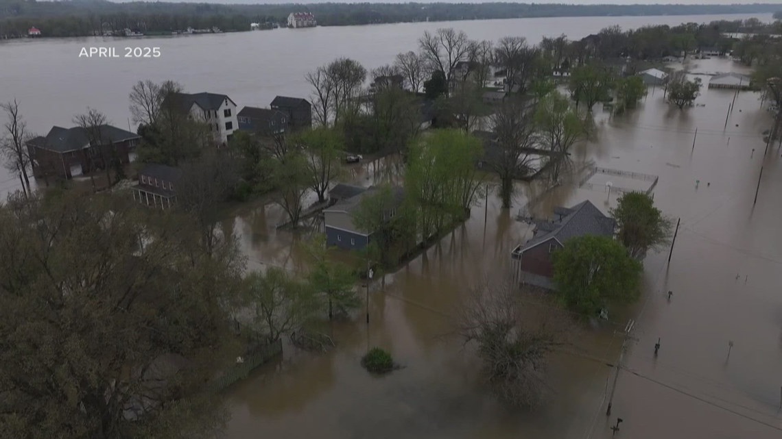 Months after severe storms, Trump declares major disaster in 23 Indiana counties