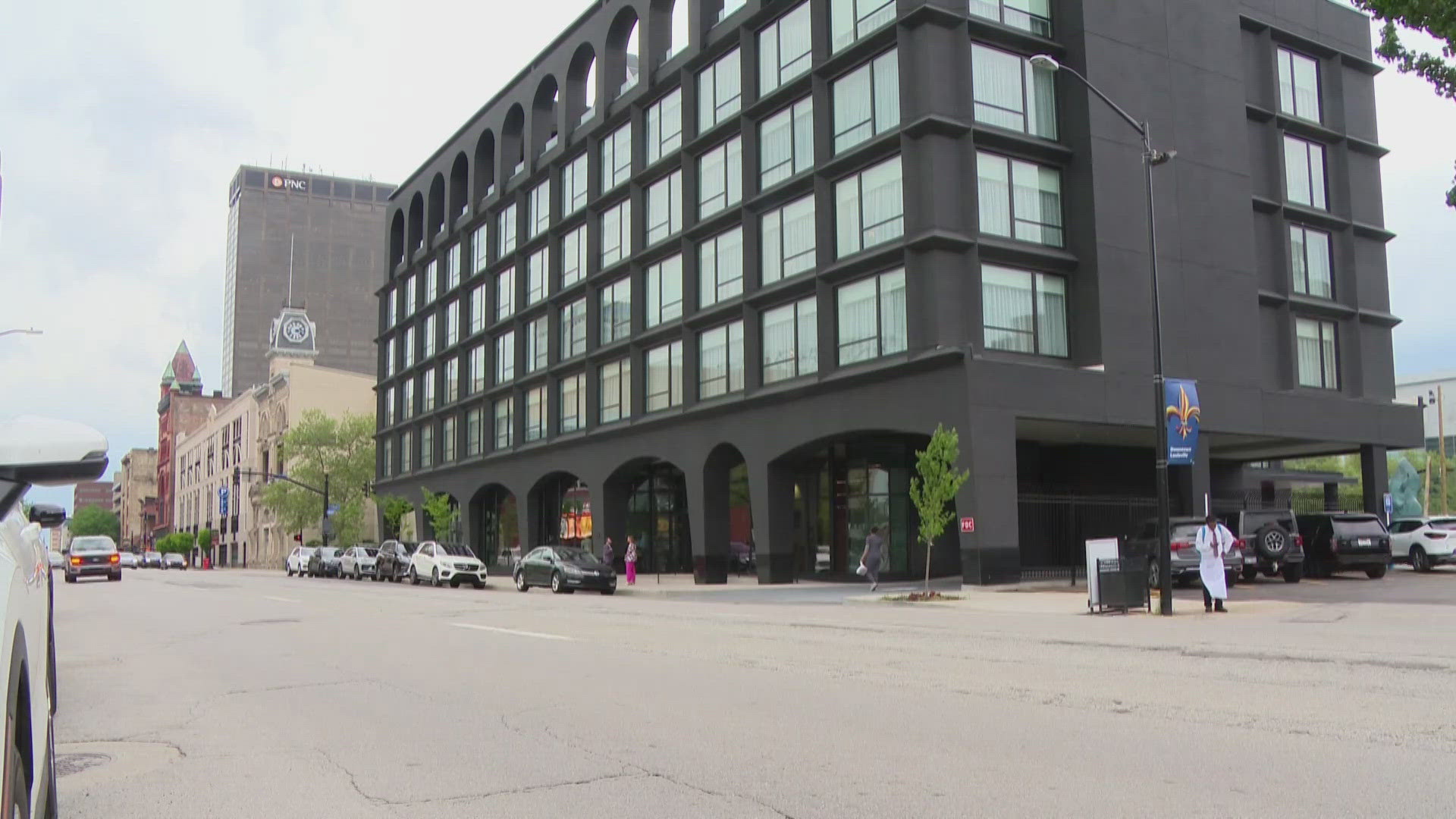 The 168-room luxury hotel is at 80% capacity for the 151st Derby weekend.