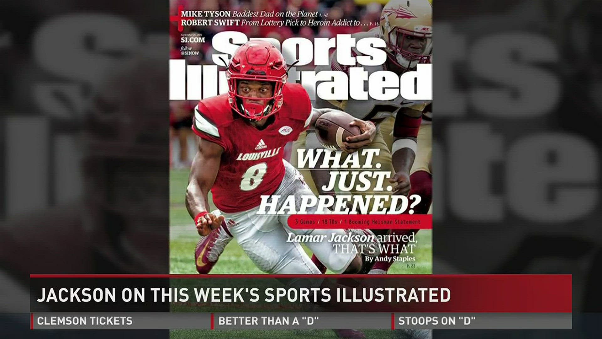Lamar Jackson featured on latest Sports Illustrated cover