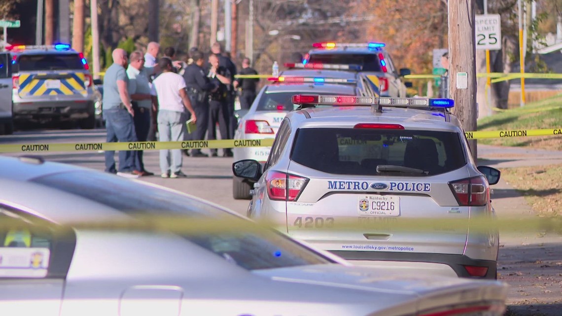 Louisville police officer shoots armed suspect Monday afternoon ...