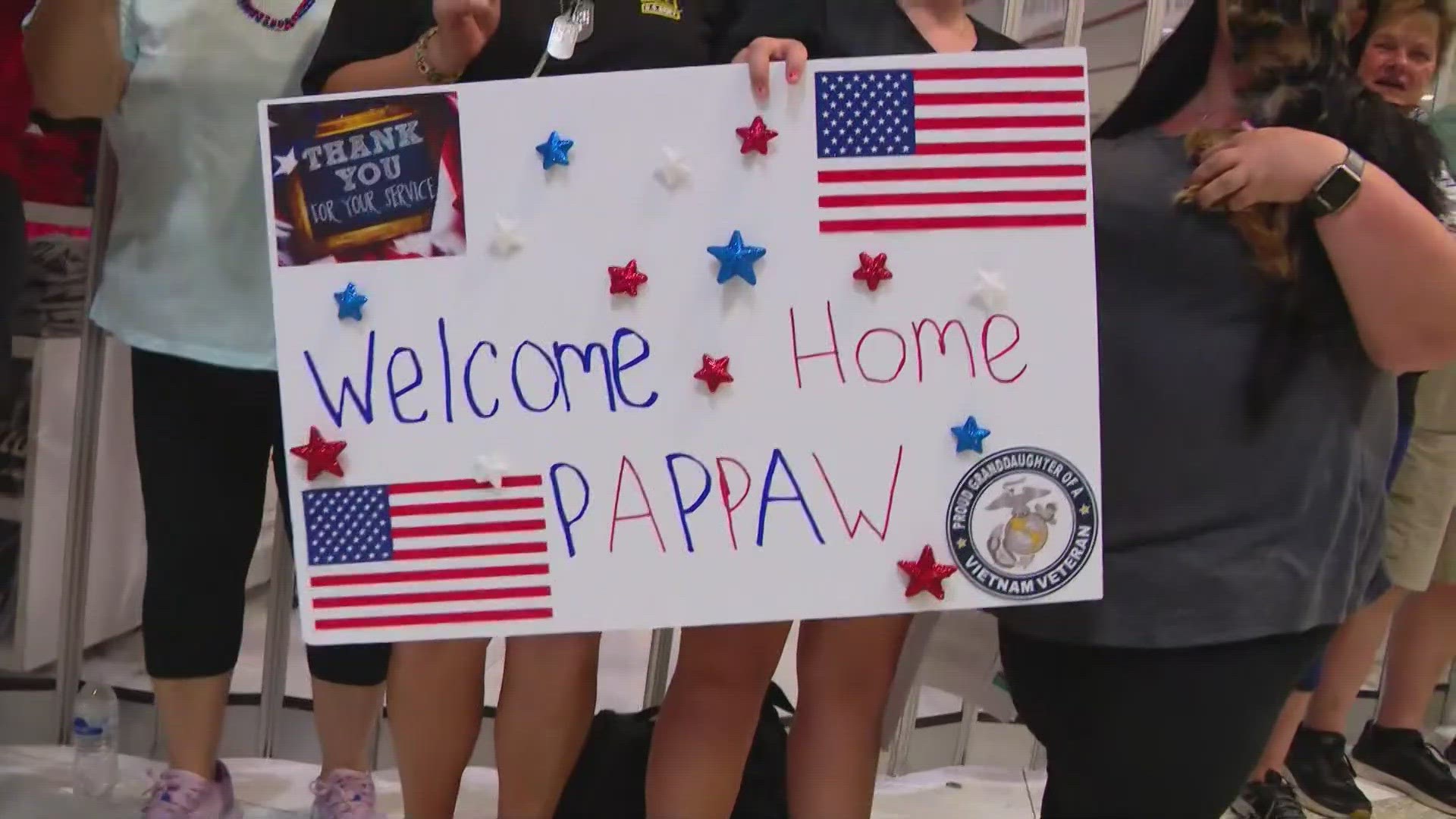 Veterans who served in the Korean War, Vietnam and World War II traveled to Washington D.C. to visit respective memorials. It was the second flight this year.