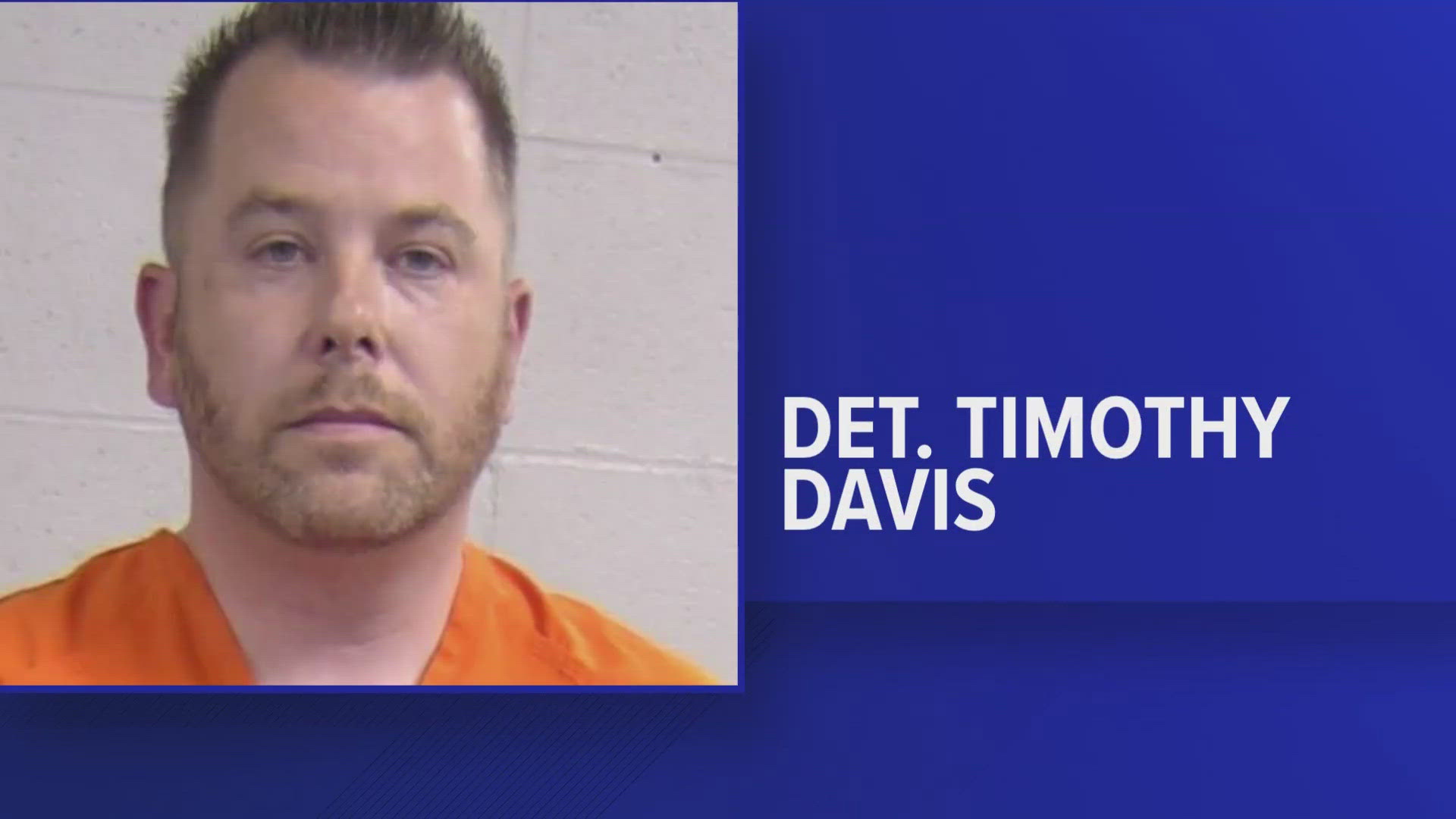 A single-vehicle crash in Mount Washington in mid-May led to the arrest of Det. Timothy Davis' on Tuesday.