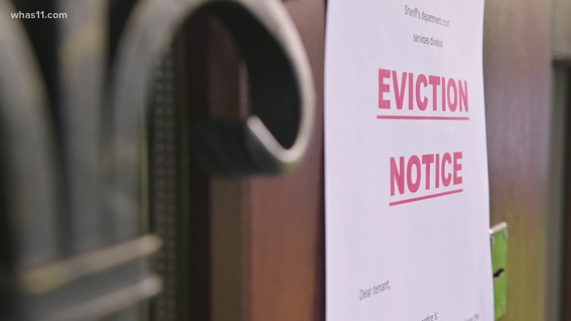The eviction moratorium isn't automatic for renters. To avoid eviction, a tenant is required to provide their landlord with a signed copy of the CDC declaration.