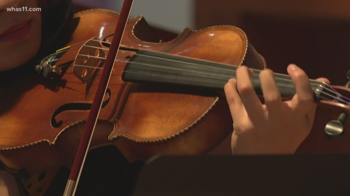 Louisville woman adds father's beloved instrument to Violins of Hope