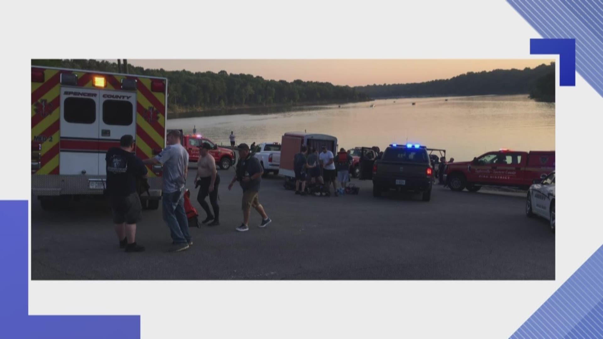 Authorities say a person has died after an apparent drowning at Taylorsville Lake.