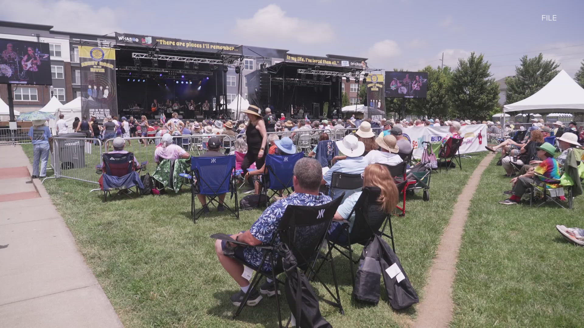 Organizers say more than 20,000 music fans "from across the universe" have been regularly attending Abbey Road on the River since 2002.