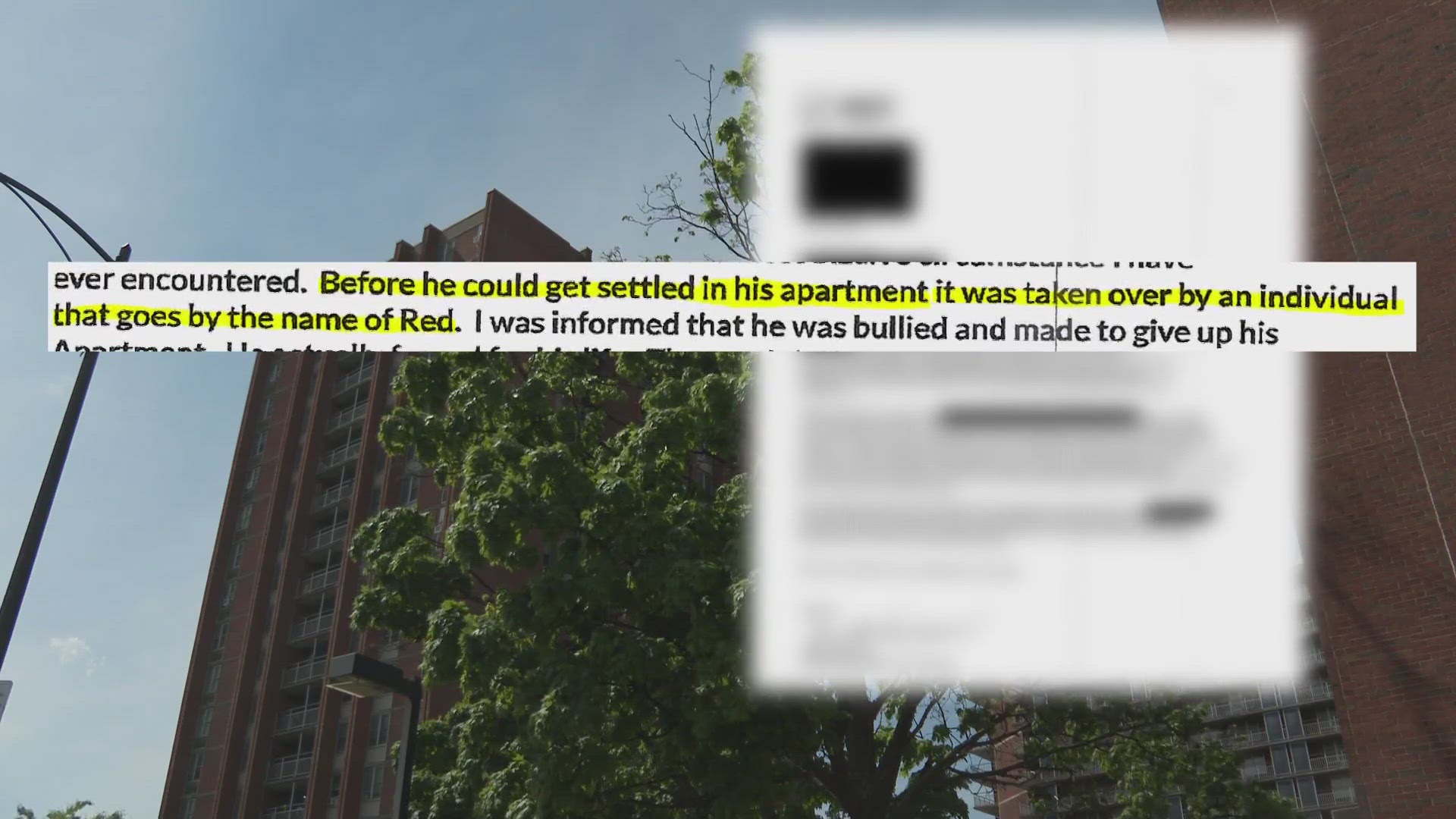 A man reportedly was bullied out of his home and left to live on the streets. A nonprofit came to his rescue, but not everyone at Dosker Manor is that lucky.