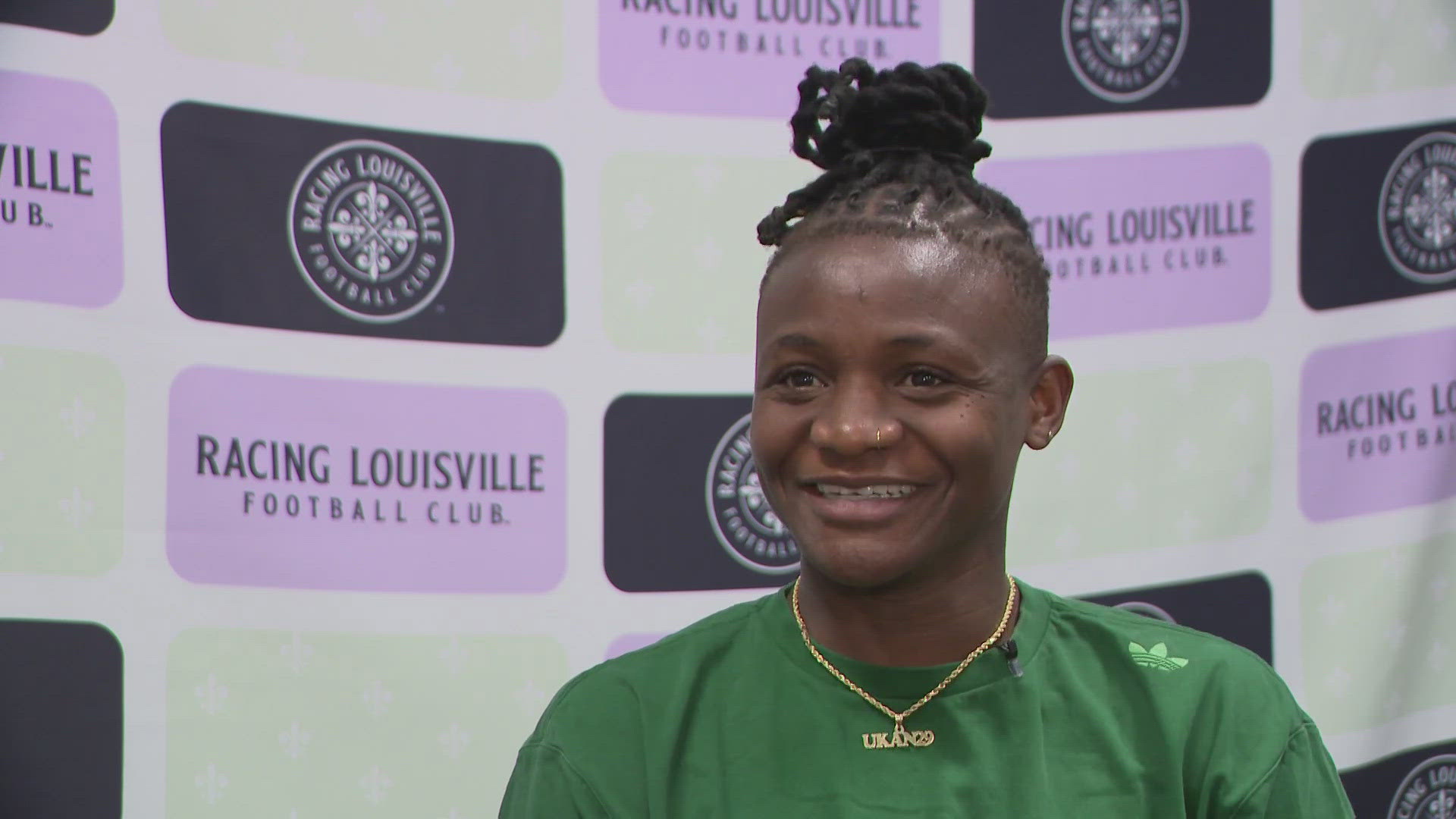 Uchenna Kanu played for Nigeria in the women's World Cup last year, but now the Louisville forward is an Olympian.