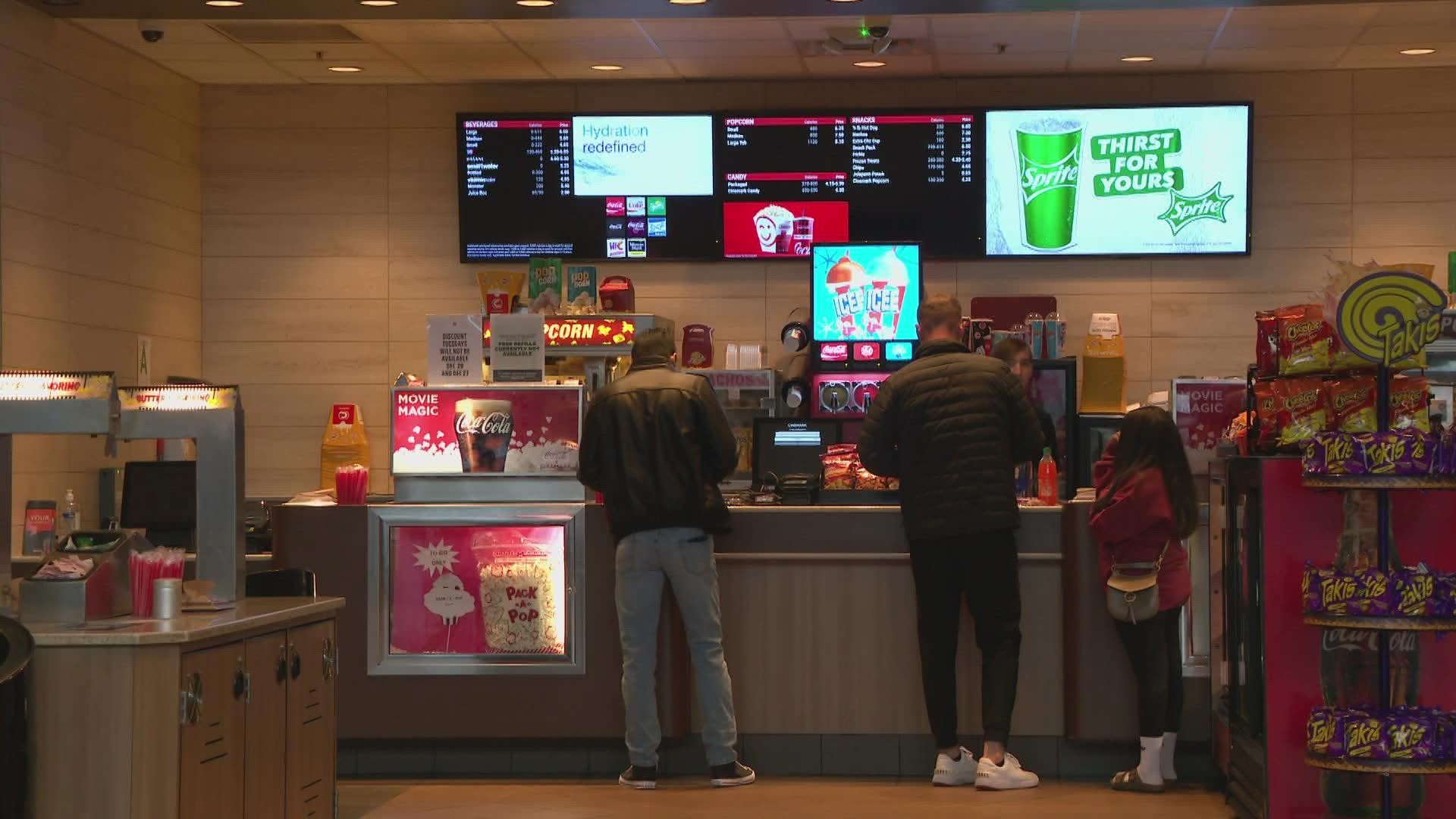 Moviegoers WHAS11 spoke to said holidays are meant to be spent with loved ones, no matter where they are.