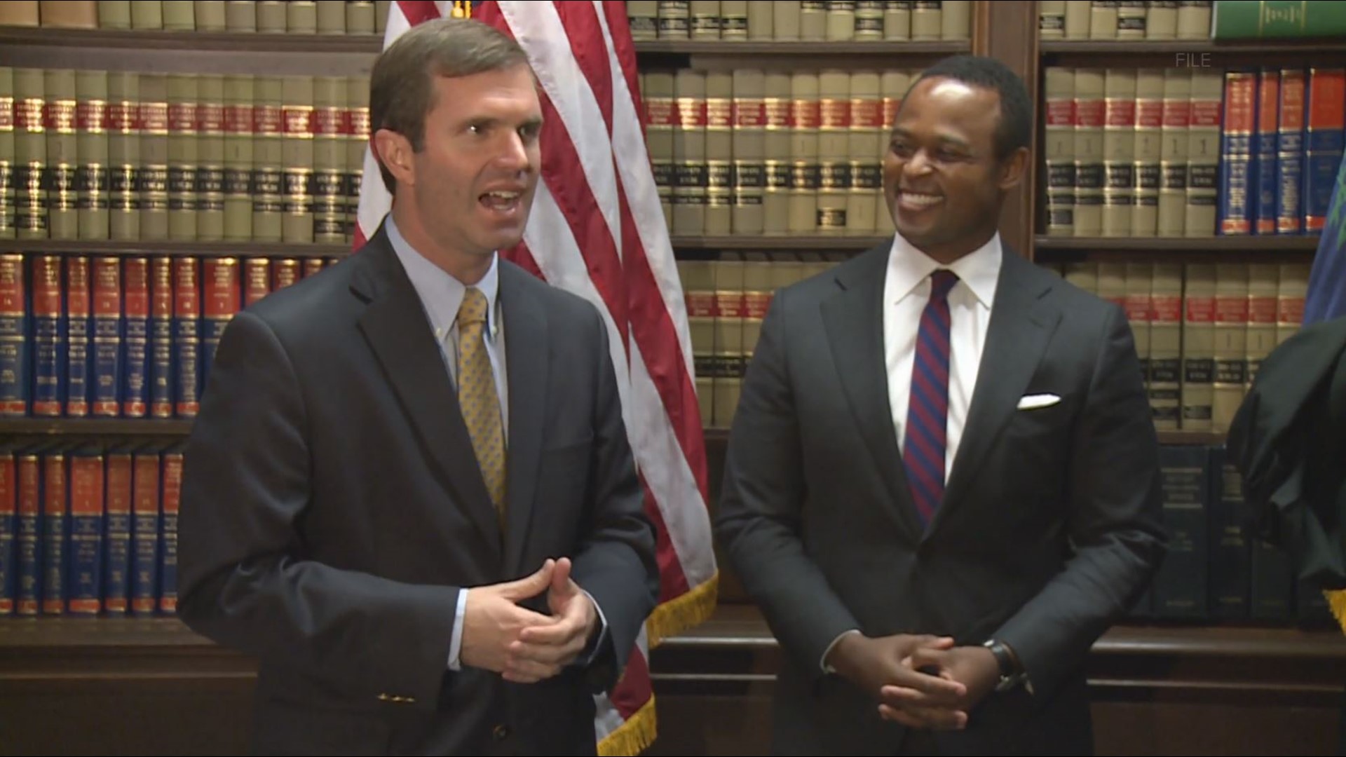 The lawsuit before the Kentucky Supreme Court is about whether Governor Andy Beshear had the power to require masks and make other orders.