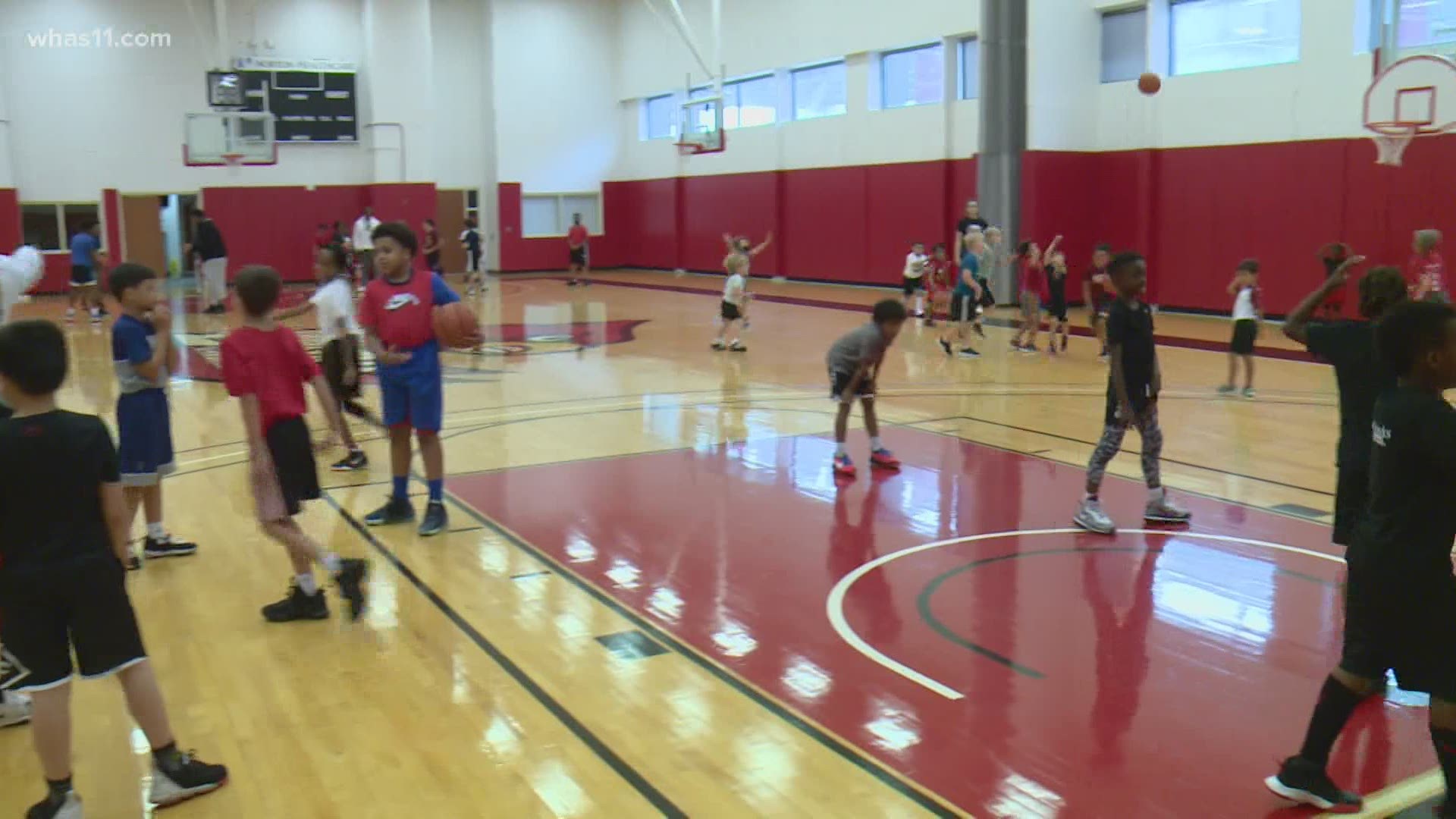 Former Louisville Cardinal Robbie Valentine holds a basketball camp for kids annually. This year it's free and being held at the KFC Yum! Center.