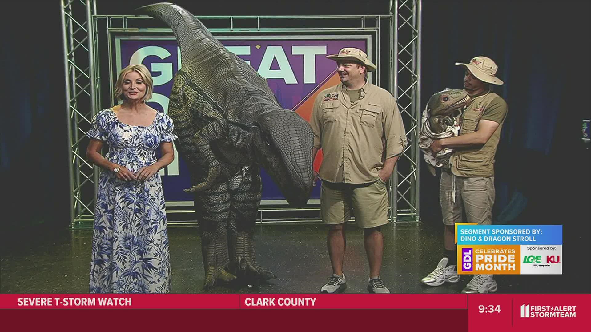 They are here from June 18 & 19 at the Kentucky's Expo Center! Check out DinoandDragonstroll.com for more information!