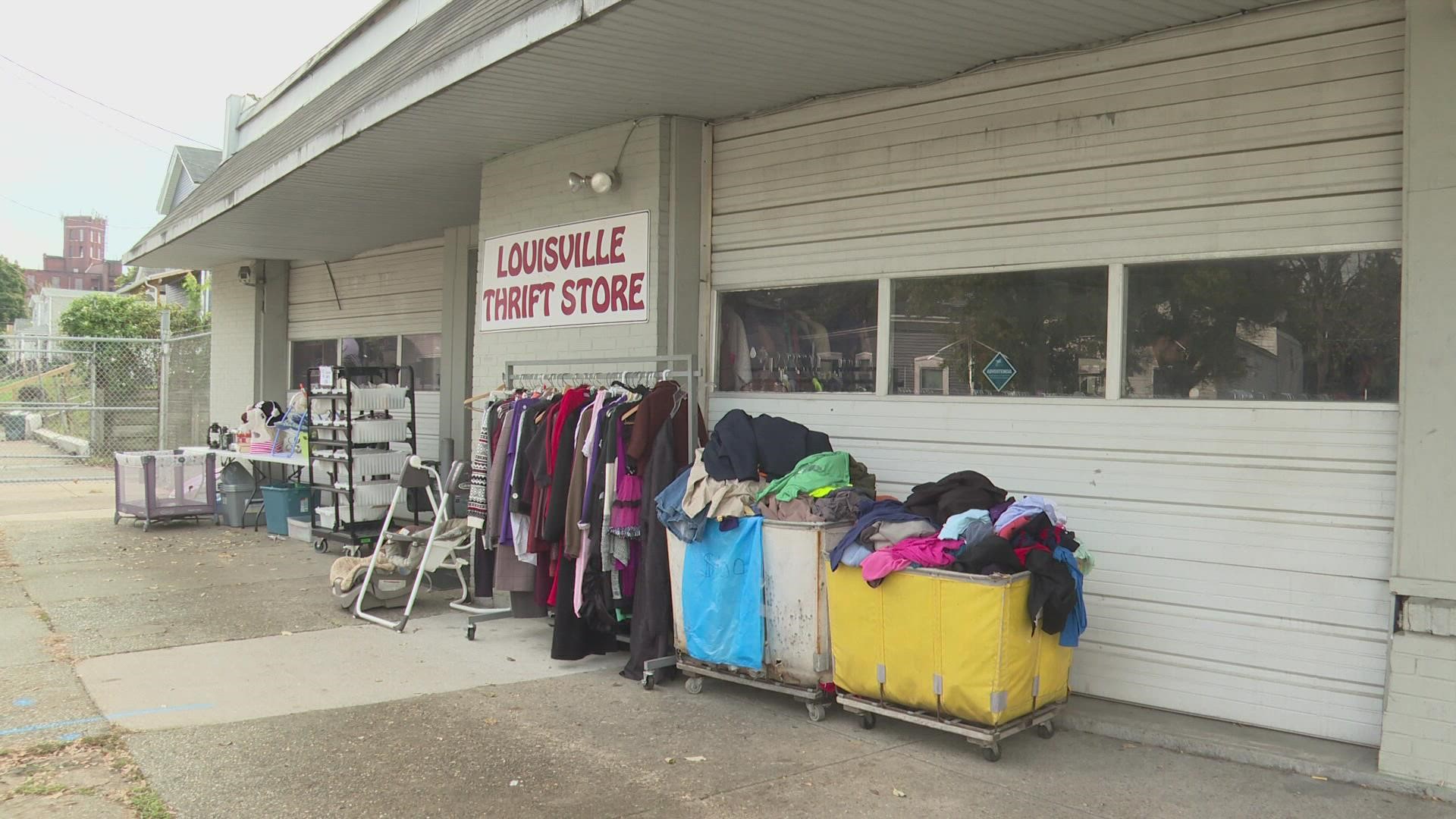 Louisville Thrift Store faces hardships during MSD construction. Thursday, Scott began to see light at the end of the tunnel as one of the barricades we're removed.