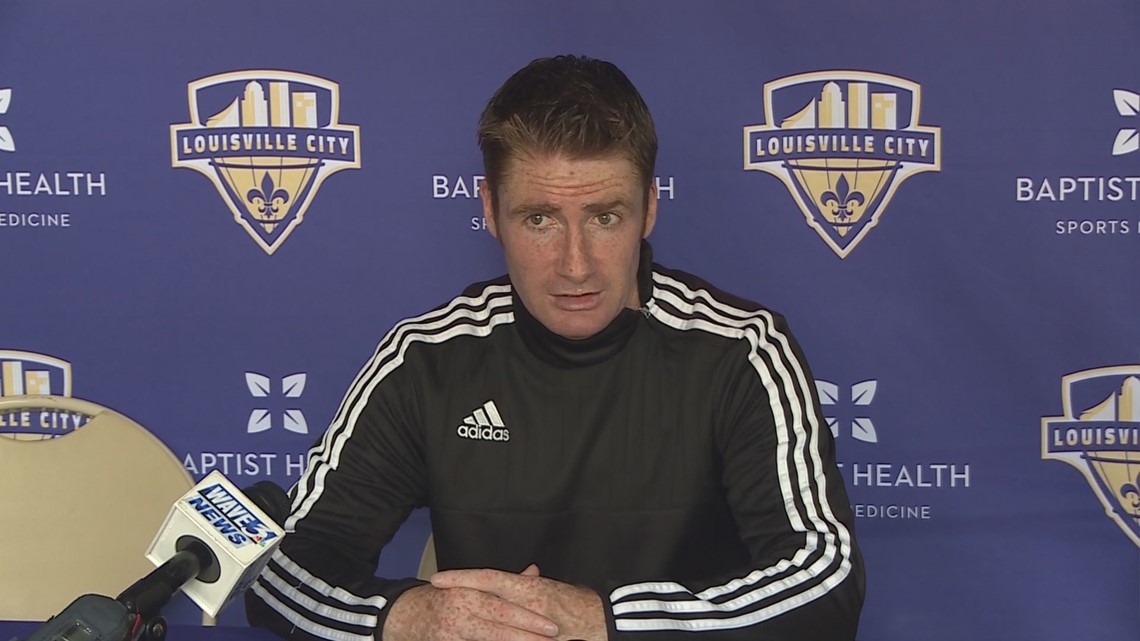 Louisville City FC - James O'Connor spoke to the media this
