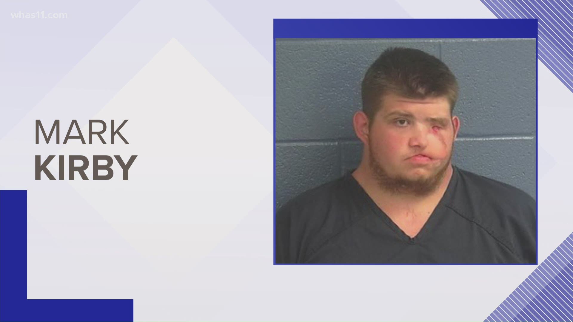 A release from I-S-P says a trooper tried to pull Kirby over in Harrison County after noticing his motorcycle had no tail lights or license plate.