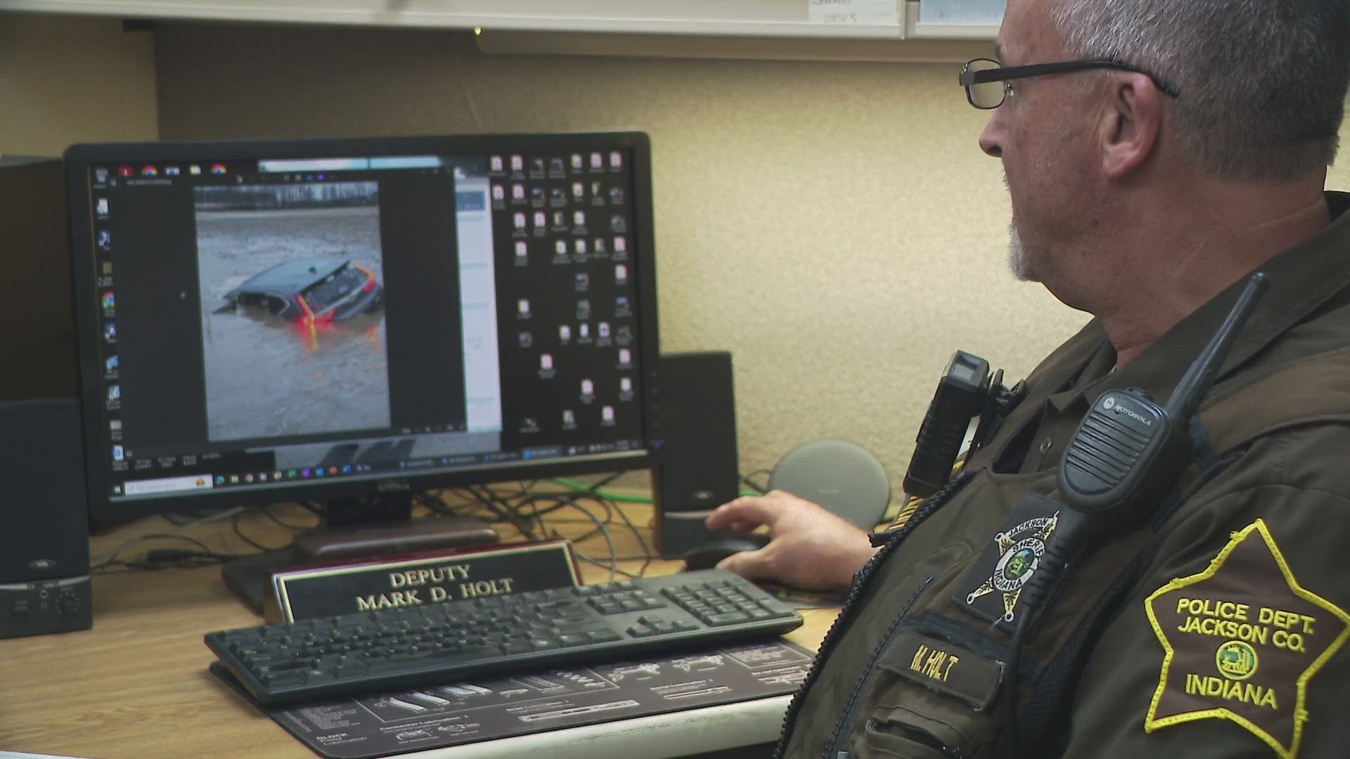 Deputy Mark Holt said it was divine intervention that put him in the right place at the right time.