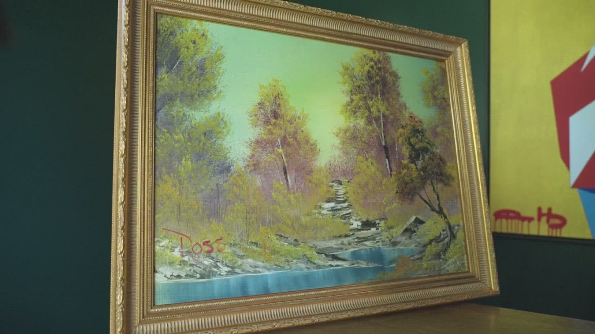 Bob Ross first TV painting goes on sale for nearly 10 million