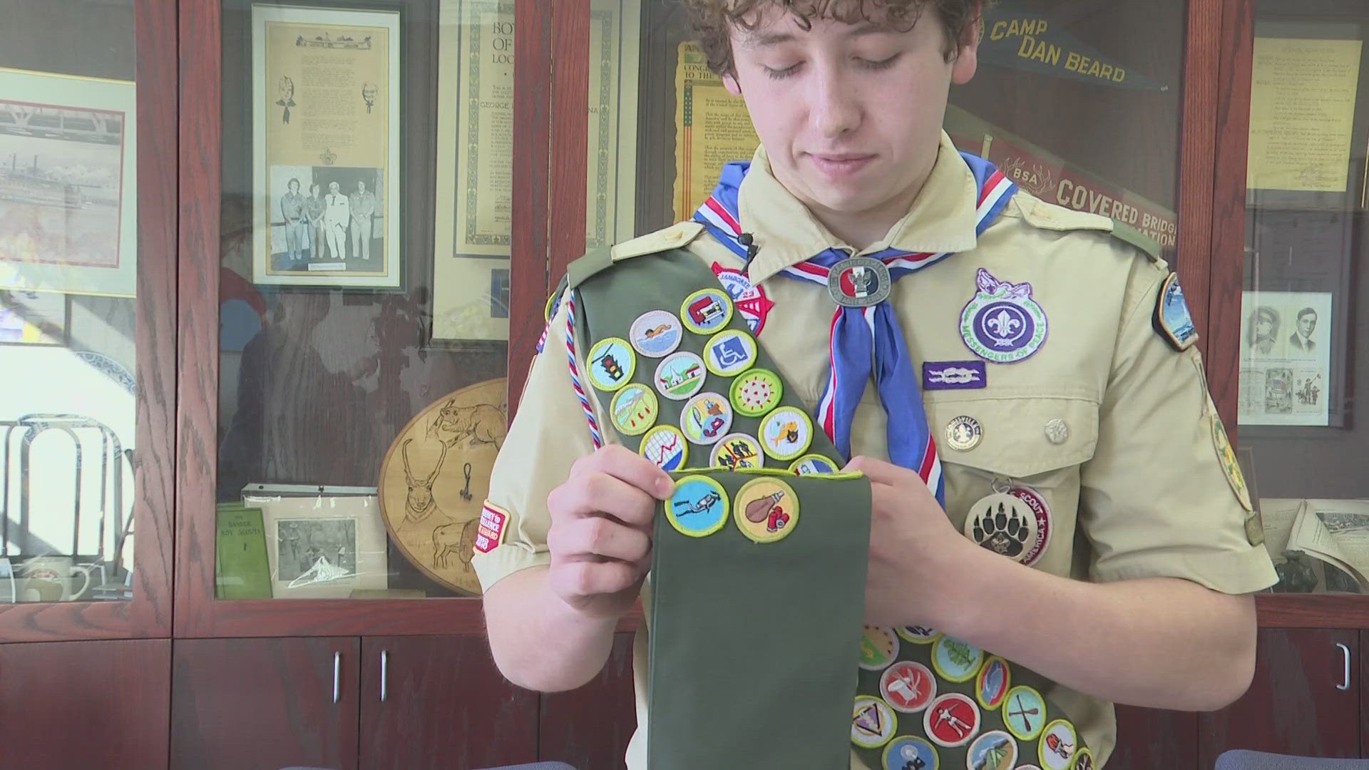 Kentucky Boy Scout earns all 138 merit badges | whas11.com