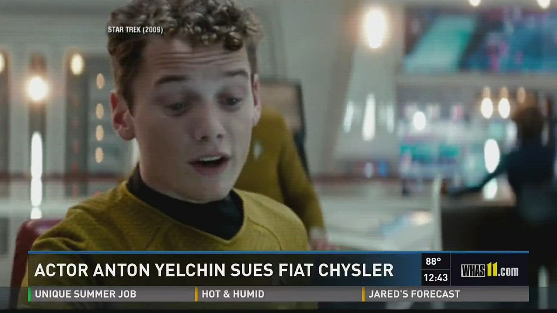 Actor Anton Yelchin sues Fiat Chsyler