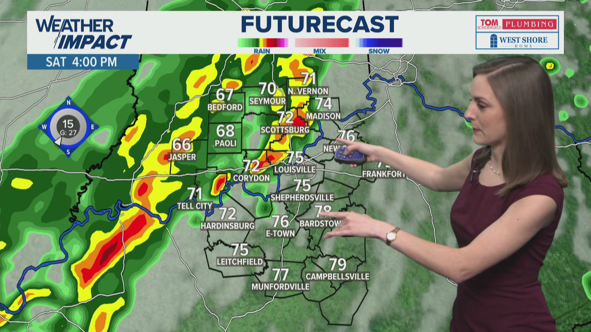Whas Weather Drier and cooler by Easter | April 2, 2026 #WHAS11 5 p.m. weather ...