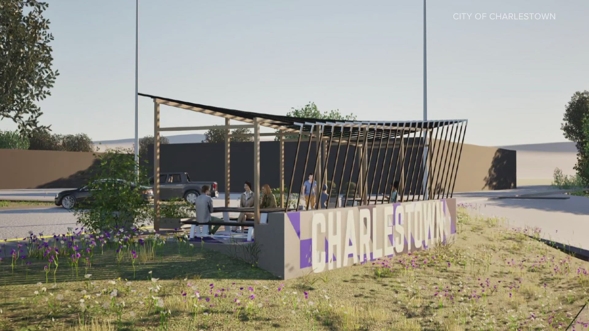 The goal of the parklet is to create a "welcoming public space" where people of all ages can come together.