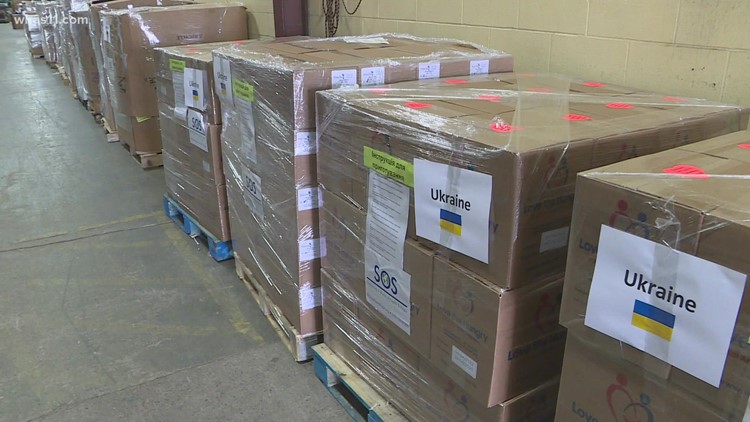 Louisville nonprofits team up for largest shipment to Ukraine yet