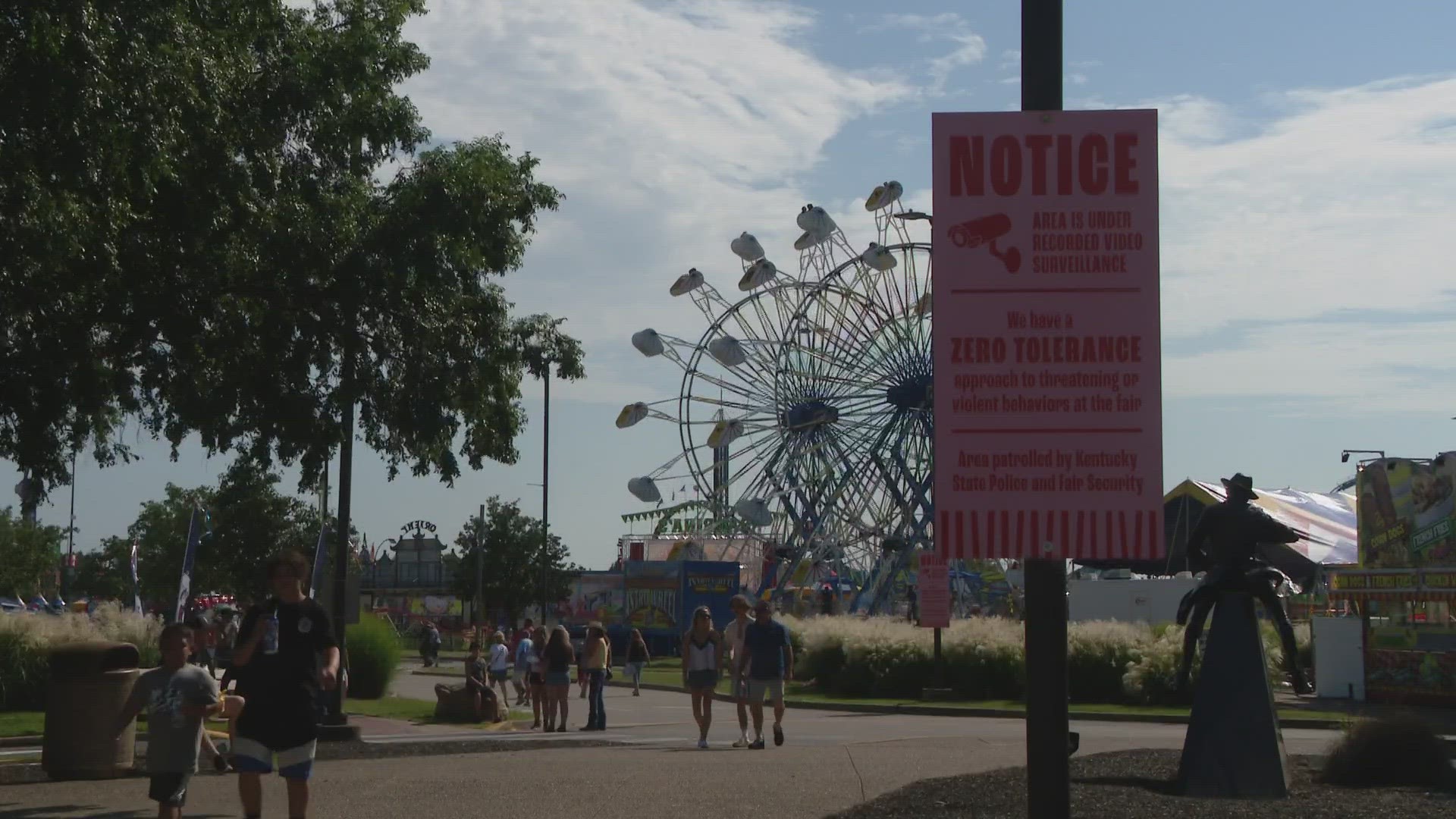 Despite the variety of food or ride choices at the Kentucky State Fair, safety was on the minds of many after an accidental shooting on Saturday.