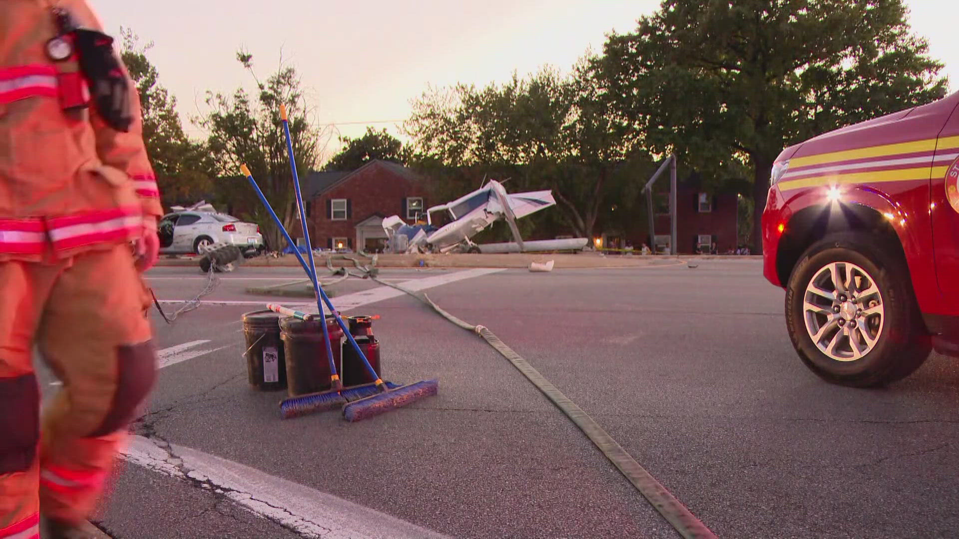 A pilot and a student are recovering in the hospital after a small plane crash in St, Matthews over the weekend.