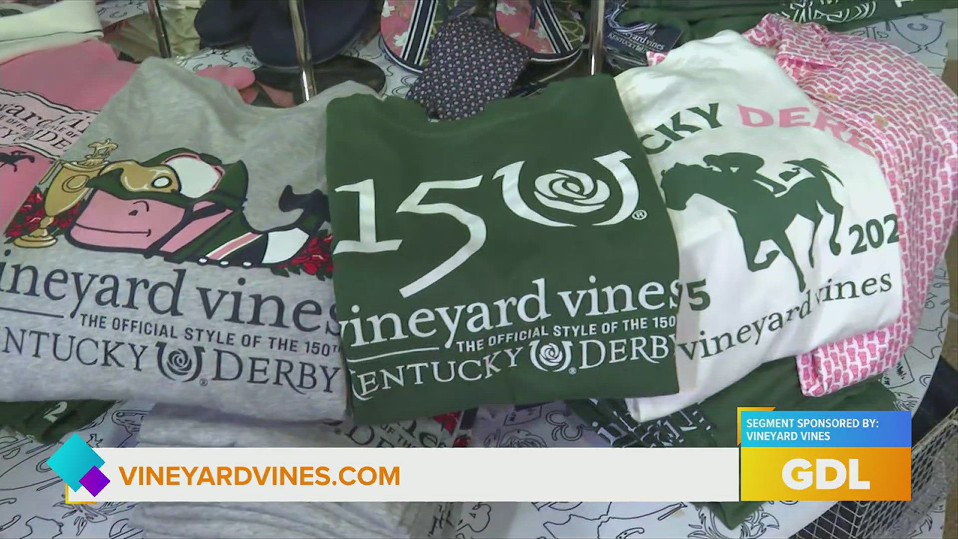 Check out Vineyard Vines and see their Derby collection at Churchill Downs.
