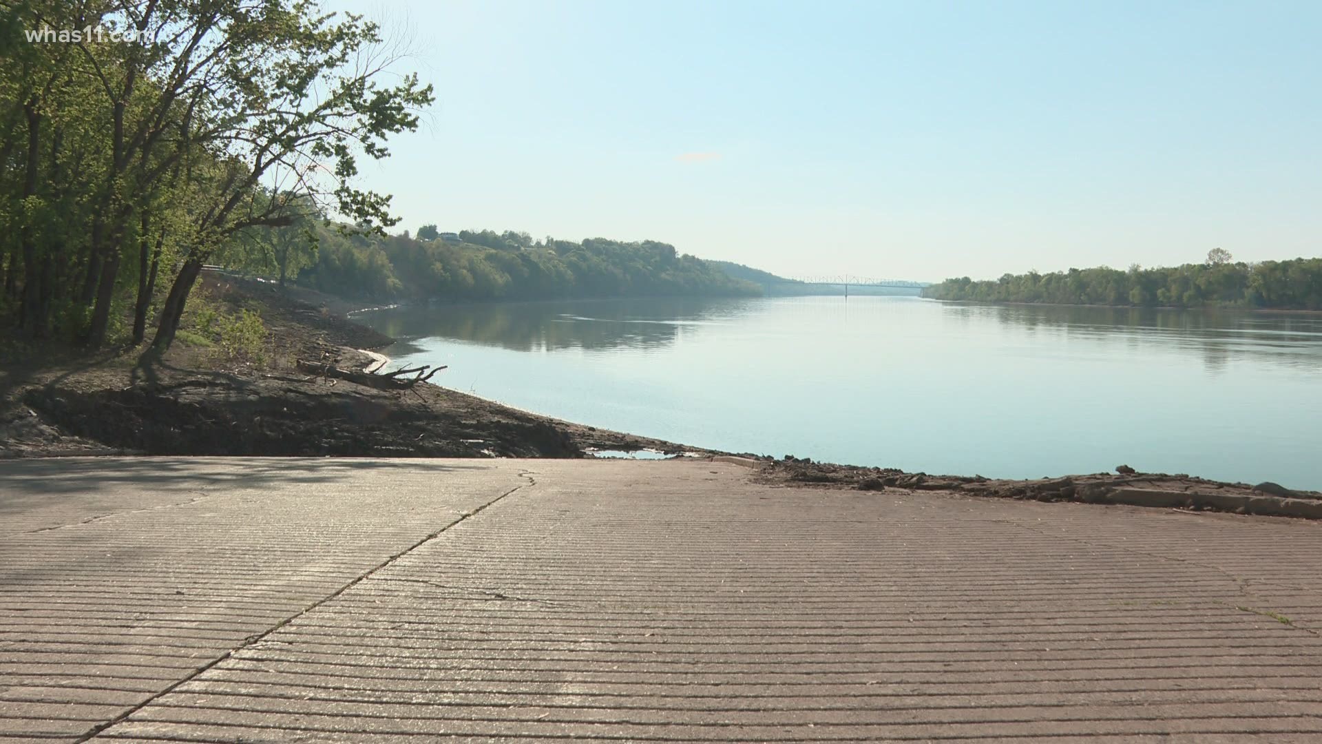 The body was discovered by a boater Sunday morning in Brandenburg, a week after a boat and barge collided on the Ohio River in southwest Jefferson County.