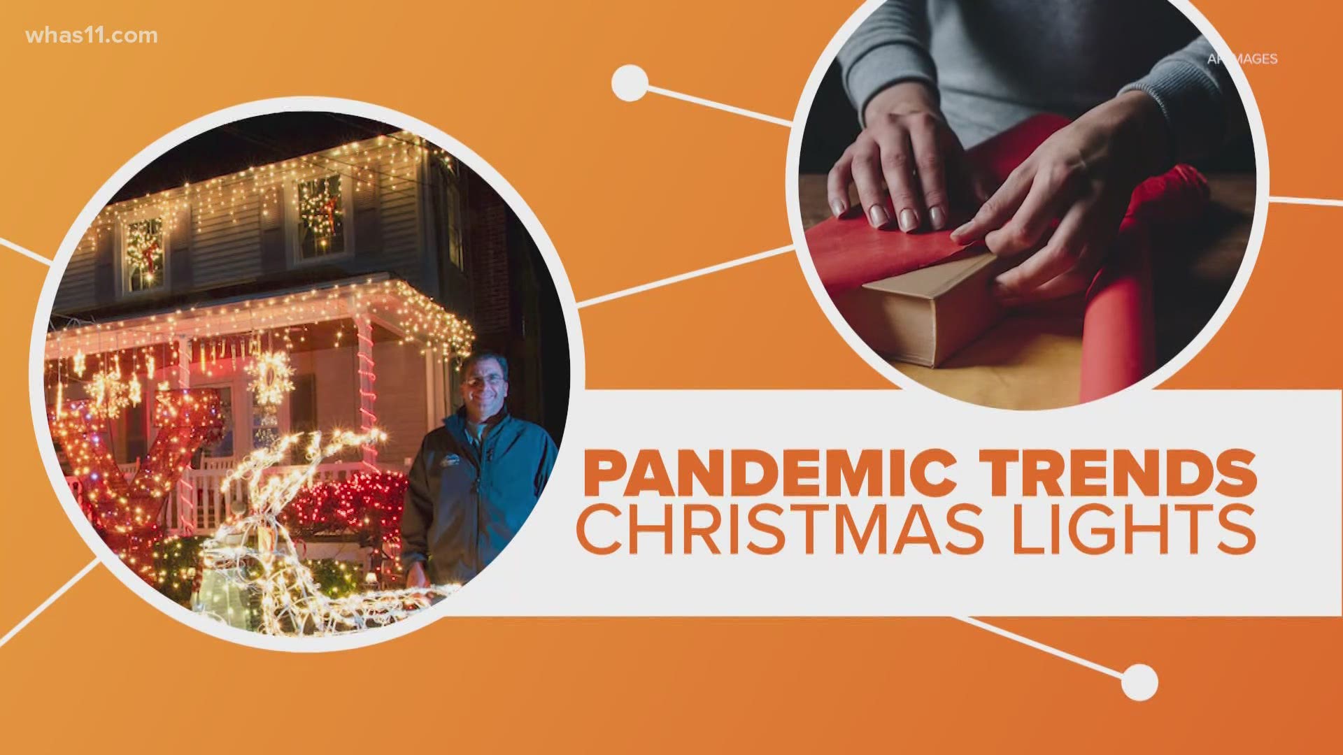 Sales of some holiday decorations started back in August, and some supplier cut down on their orders due to the pandemic.